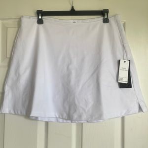 NWT 90 Degree By Reflex Tennis Collection Tennis Skort White Size XXL